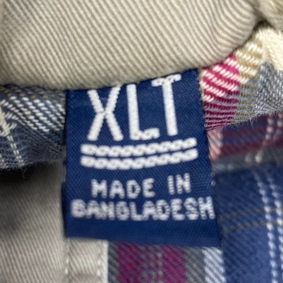 North Bay Men's XLT Tan Flannel Lining Heavy Thick Insulated Zip Vest Jacket - Picture 6 of 8